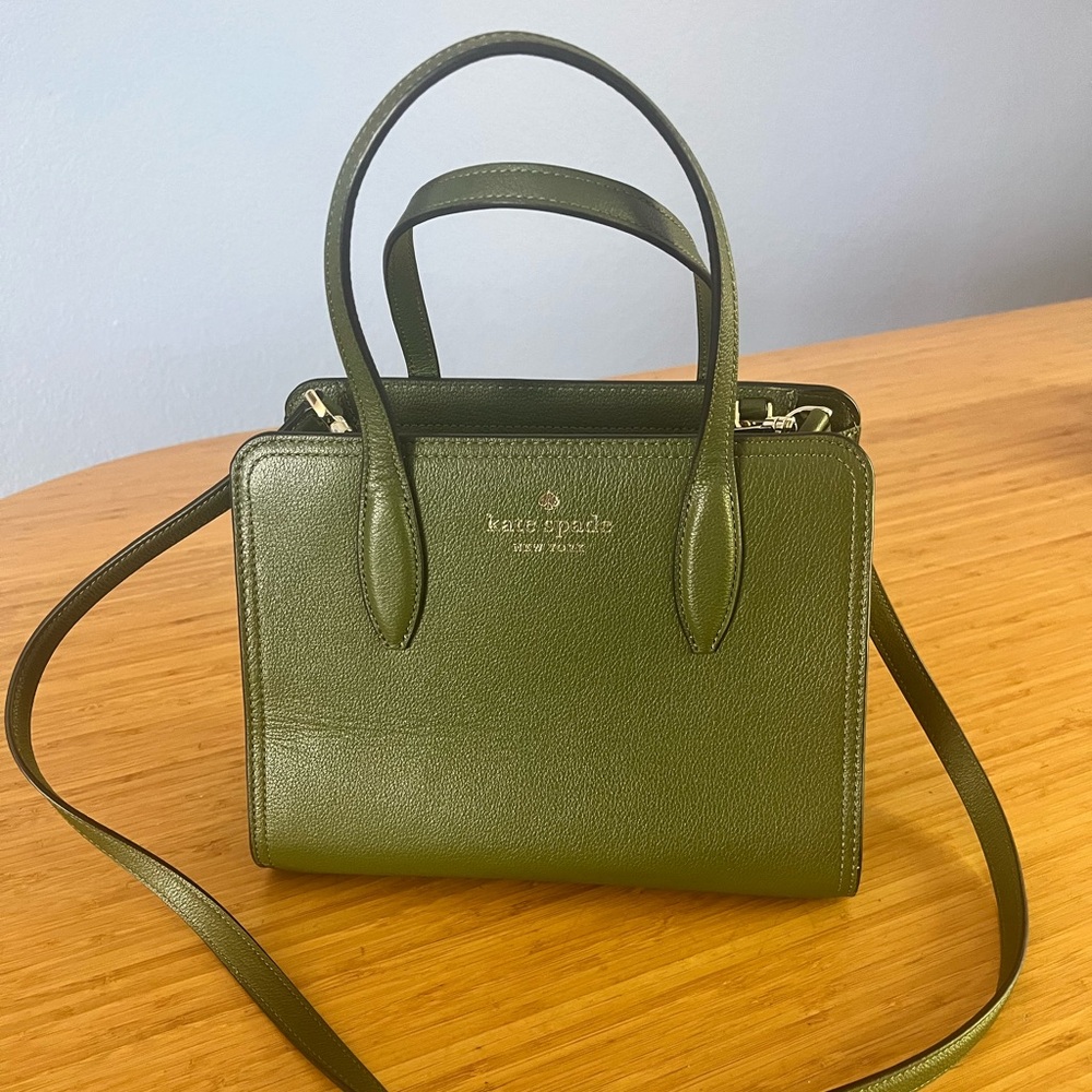 Kate Spade green crossbody purse